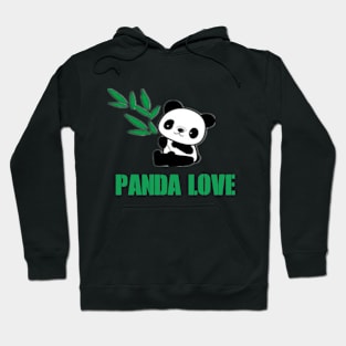 Panda Love - Green Bamboo Hoodie